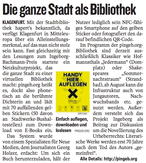 Kleine Zeitung, 4. Juli 2012