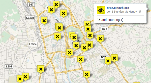 35 Start-Locations in Graz